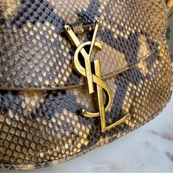 Saint Laurent Kaia Python Crossbody - Picture 4 of 16